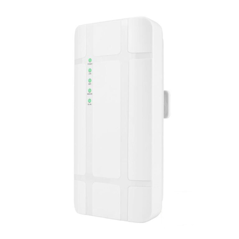 Baltas XM207 4G lauko modemas, atsparus vandeniui (IP65)