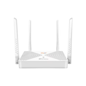Baltas xm310 4g modemas su 4 antenomis – priekinis vaizdas