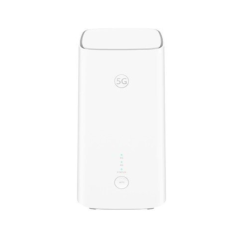 Baltas Zowee H155-382 5G CPE maršrutizatorius – priekinis vaizdas su LED indikatoriais